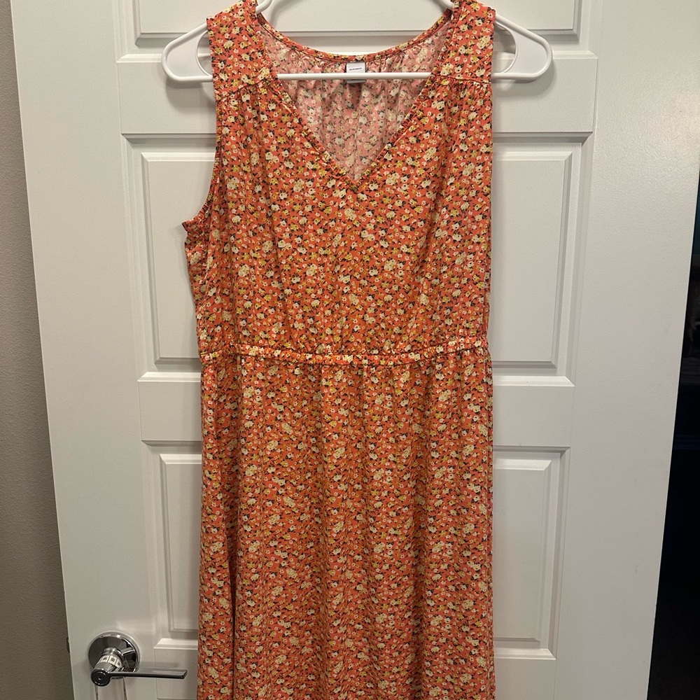 Old Navy Floral Sleeveless Dress Size L